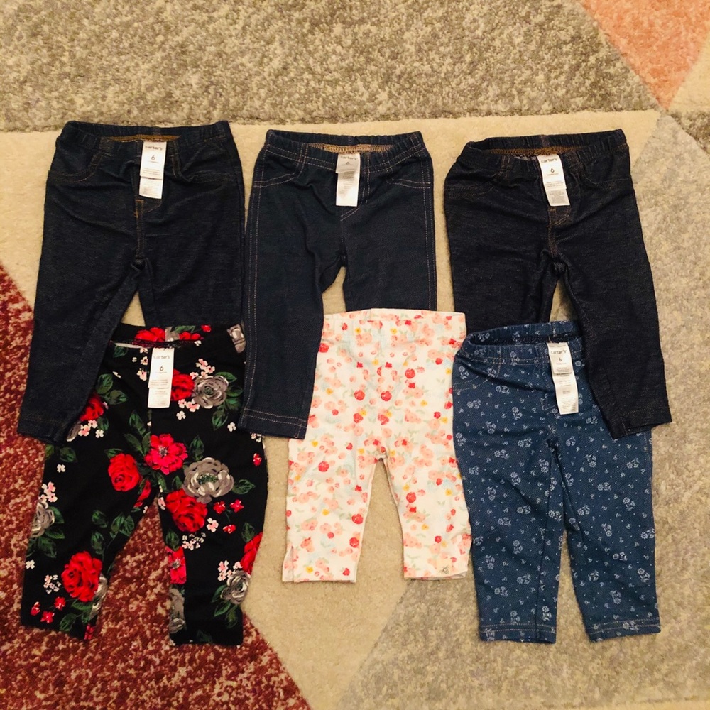 Bundle of Baby Pants Burt’s Bees and Carter’s